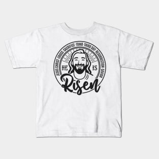 He is risen easter Kids T-Shirt